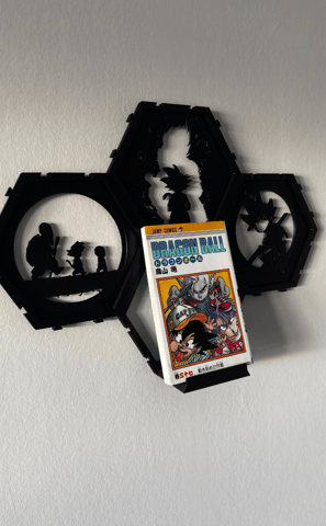 Décoration avec support livre Dragon Ball