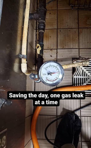 gas line test, gas leak, gas pipe repair, diagnostics, plumbpros