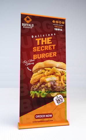 RollUp design for Buffalo Burger
