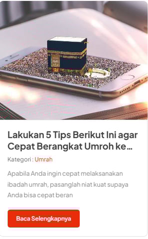 Berangkat Umroh dulu, bayarnya saat tiba di Jakarta