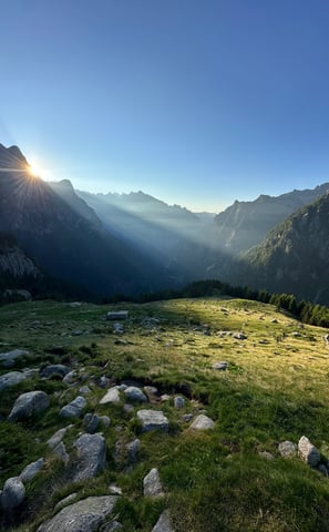 Early morning in High Valmasino