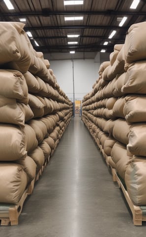 A cozy coffee shop with jars of different teas and coffee beans lining the shelves. The central focus is a large espresso machine surrounded by cups and other coffee-making equipment. Below, there is a counter with a display of pastries. A person is seen reaching into a small fridge beneath the counter.