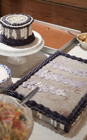 custom baked gourmet cake for graduation party fresh flavors