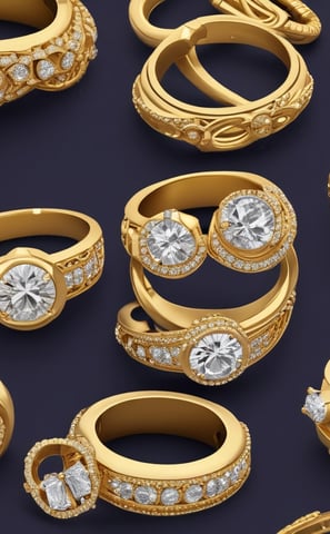 Two intricately designed gold bangles are displayed against a luxurious red velvet background, highlighting the jewelry's elegance and craftsmanship.