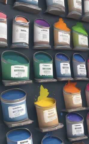 a man painting a wall with yellow paint