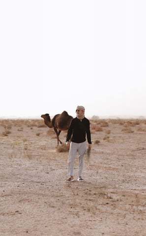 chigaga desert trekking -  Walking with Nomads in  the Moroccan Sahara chigaga desert trekking - trekking in morocco