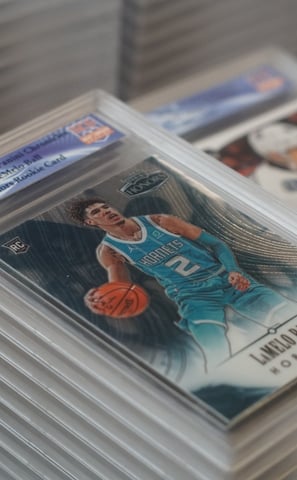 a GCG graded basketball player card