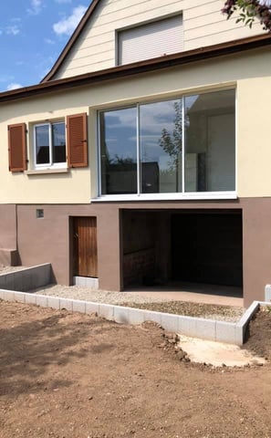 maison ouverture mur