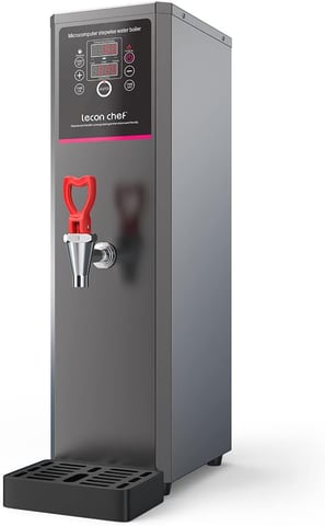 Lecon Distributeur d'eau chaude, 15 l, en acier inoxydable, 3000 W, chauffage rapide, machine à eau 