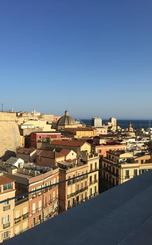 the view of cagliari