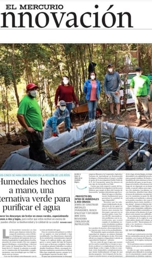 EcoRumbo en la prensa destacando soluciones sustentables y educación ambiental en Chiloé