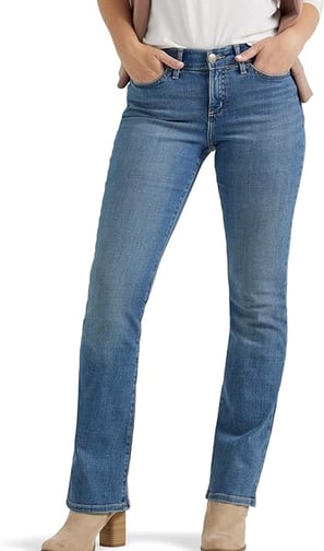 Jeans de corte recto