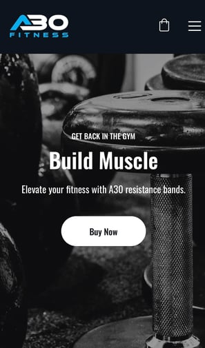 Fitness Product Website Design Nashville TN