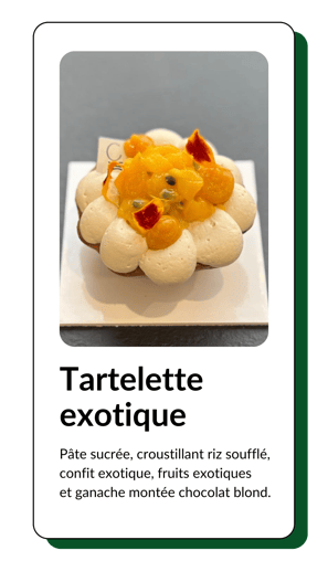 tartelette fruits exotiques