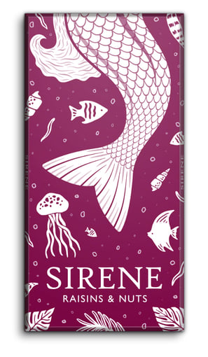 Sirene Chocolate with raisins and nuts