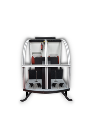 a helicopter simulator