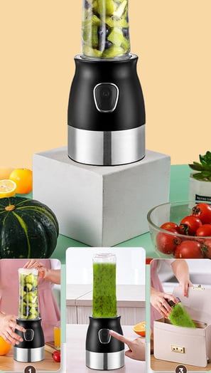 Portable use mini bottle blend