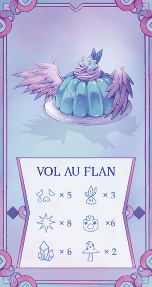 Carte Vol au Flan