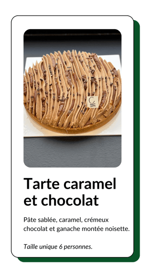 tarte caramel chocolat