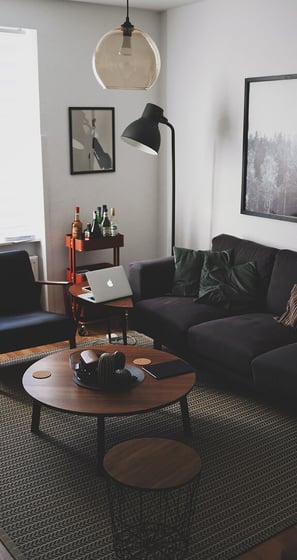 Bright living room with modern inventory