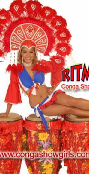 Visit www.congashowgirls.com to book the RITMO! Conga Showgirls and give your guests taste of Miami
