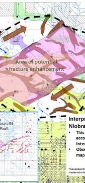 Complex structural analysis of faulting impacting Niobrara structures