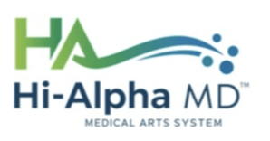 Hi Alpha MD Medical Arts System logo