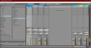 Ableton live session view