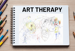 art therapy class private healing growth group drawing colored pencils crayons markers notebook journaling