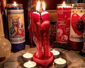 Rituales con velas rojas para amarre de amor sexual y del mismo sexo