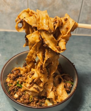creamy dan dan noodles