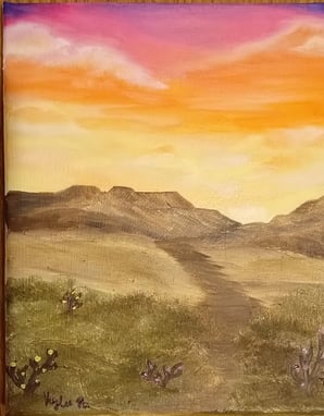 Desert Hues (painting) Kylee Nicole