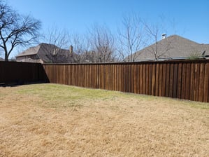 Dark Wood Fence