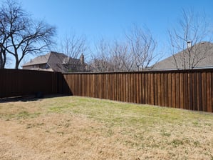 Dark Wood Fence 3