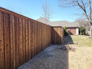 Dark Wood Fence 4