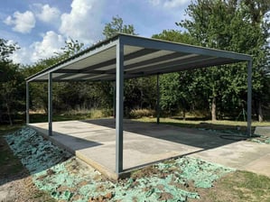 Plain Metal Patio