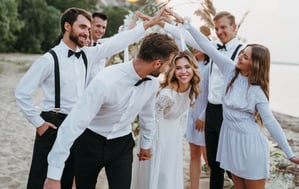 fotografia de casamento ao ar livre