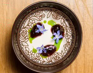 a bowl of dessert