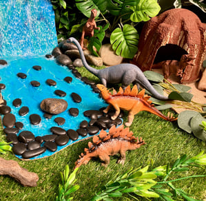 Take a step back in time to our dinosaur small world play space.