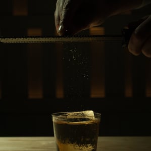 Cocktail Photography in London, dark film aesthetic