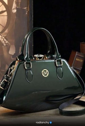 a purse that is sitting on a table