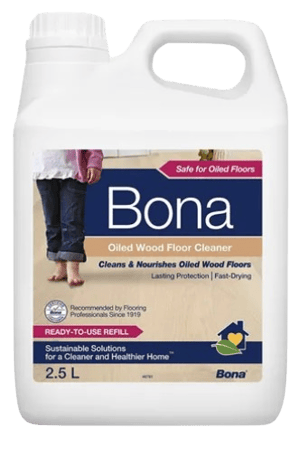 a bona bona cleaner with a bottle of bona