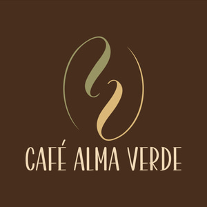 Café Alma verde logo