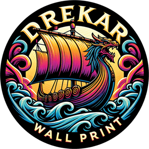 Drekar Wall Print logo