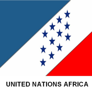 UNITED NATIONS AFRICA - UNA logo
