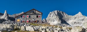 Rifugio Gianetti and Pizzo Badile