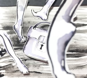 Animation - Dancing around handbags