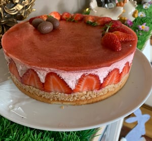 Fraisier chez Marmite et Papillote cuisine conviviale