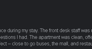 Premium apartment amenities