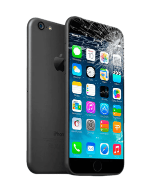 celular com tela quebrada